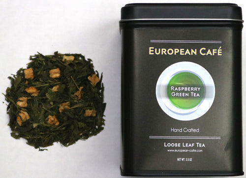 Raspberry Green Tea - 3.5oz Tin